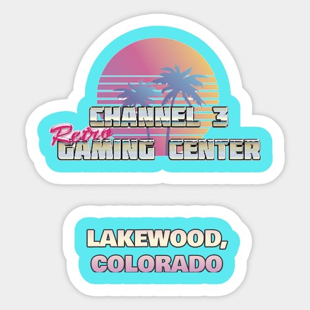 Ch3 Vaporwave Sticker by Channel 3 RGC